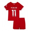 Baby Fußballbekleidung Liverpool Mohamed Salah #11 Heimtrikot 2023-24 Kurzarm (+ kurze hosen)